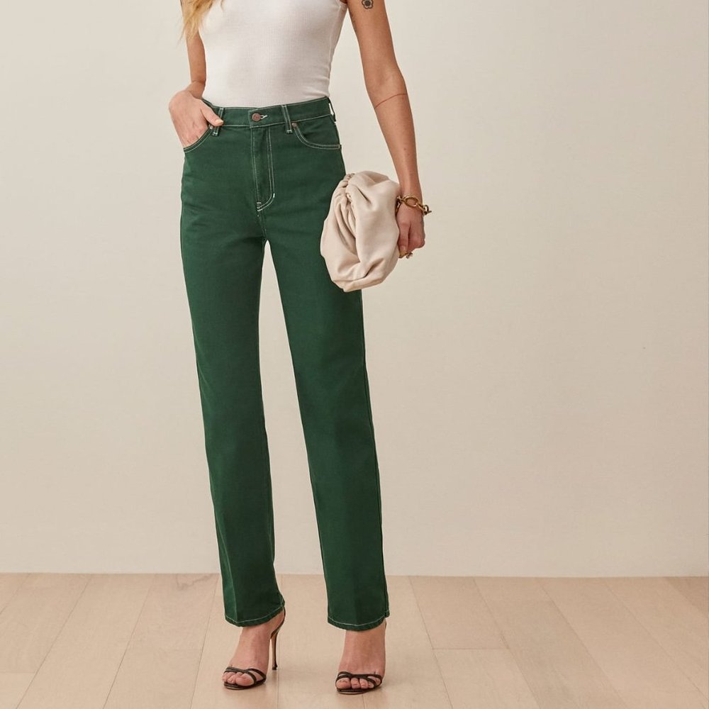 Cowboy High Rise Straight Jeans - Reformation